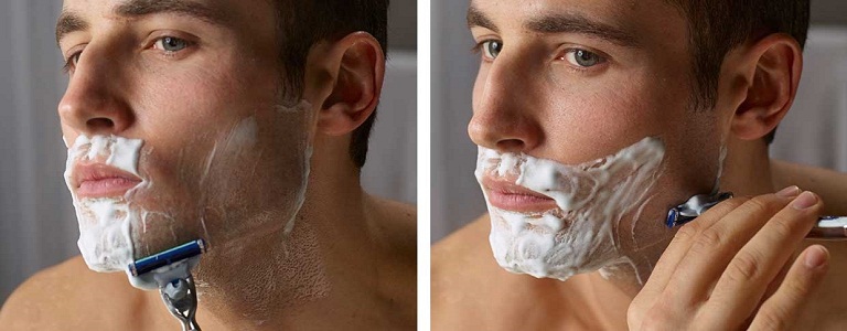 бритье усов